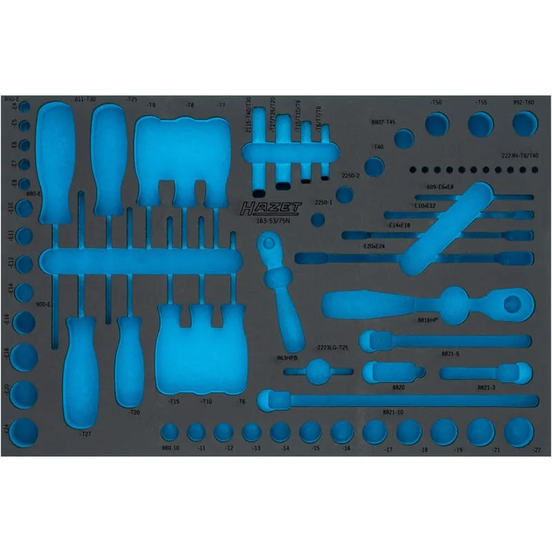 Hazet 163-53LN Weichschaumeinlage