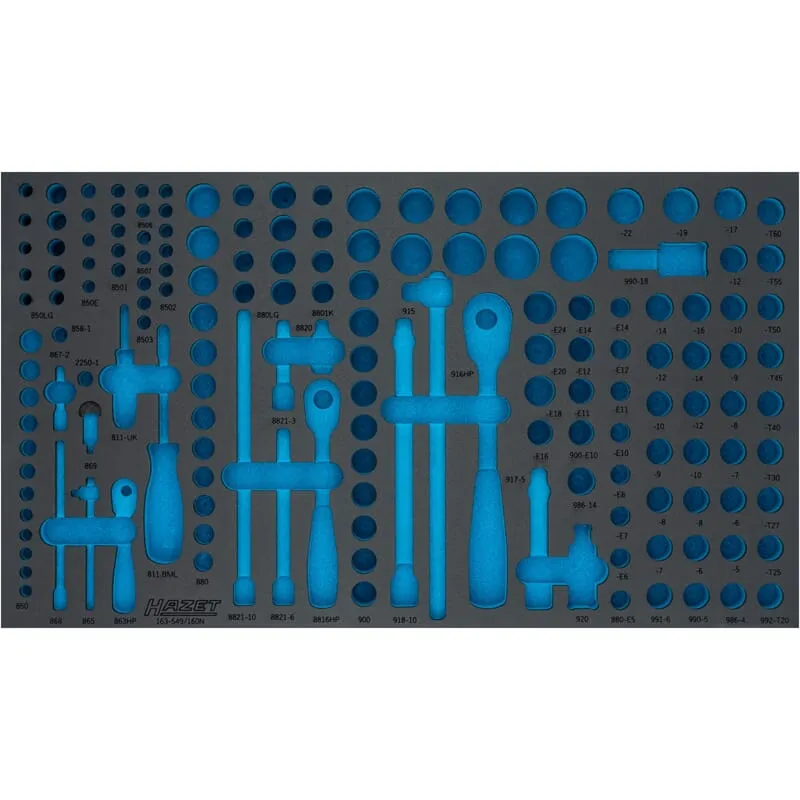 Hazet 163-549LN Weichschaumeinlage