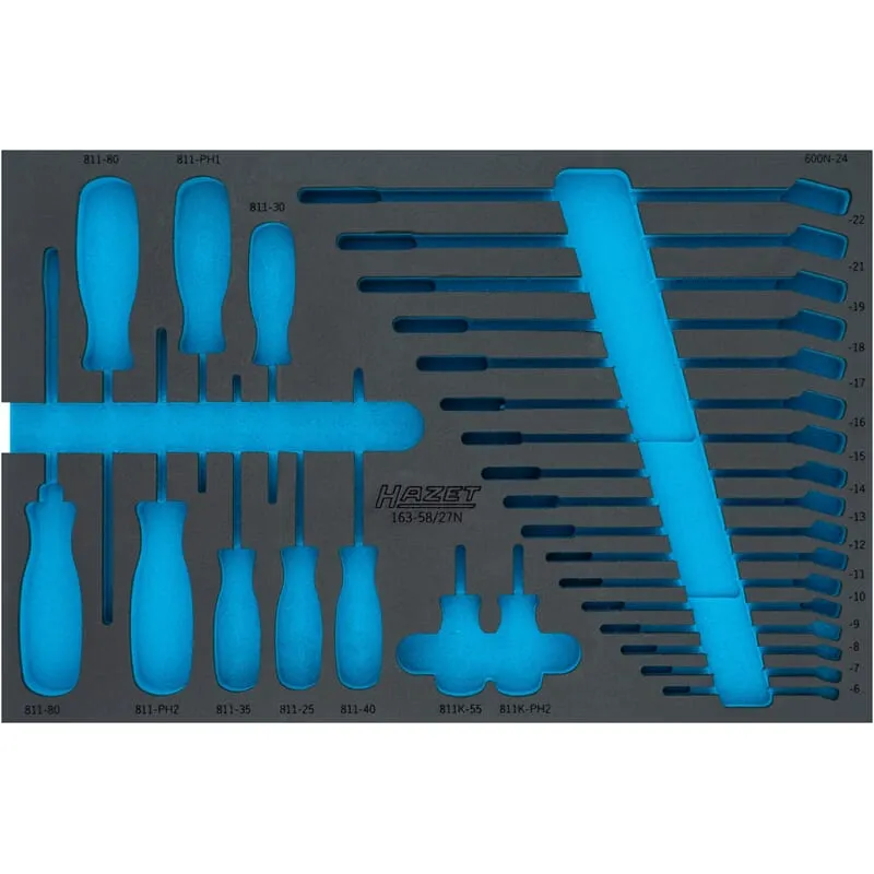 Hazet 163-58LN Weichschaumeinlage