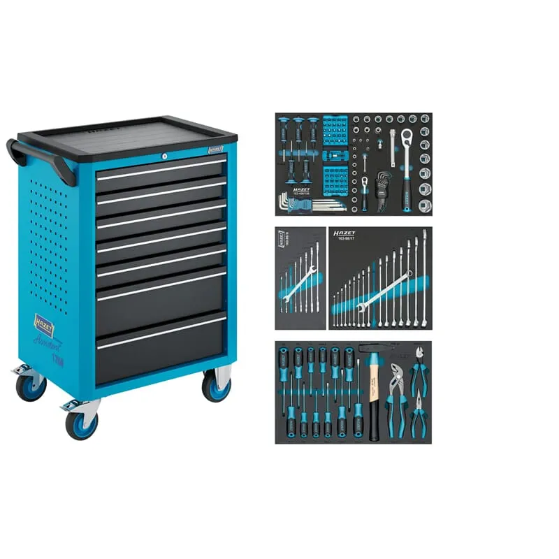 Hazet 176N-7/147 Werkstattwagen Mit Sortiment