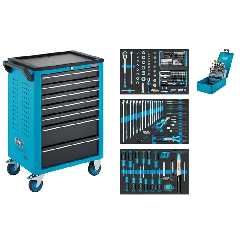 Hazet 176N-7/187 Werkstattwagen Mit Sortiment