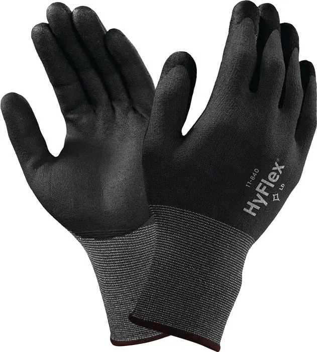 Handschuhe HyFlex 11-840 Gr.11 schwarz/grau Nylon-Spandex EN 388 Kat.II