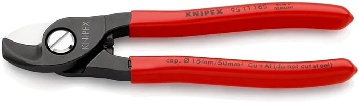 Kabelschere L.165mm Ku.-Überzug KNIPEX