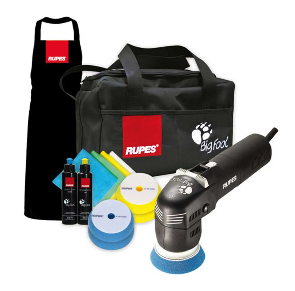 RUPES 75mm Exzenter Poliermaschine BIGFOOT LHR75E DLX Deluxe Set