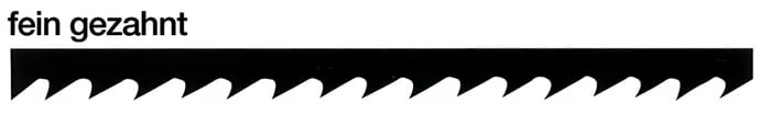 Laubsägeblatt Finis L.13cm Nr.1 (FEIN) f.Metall HAUNSTETTER