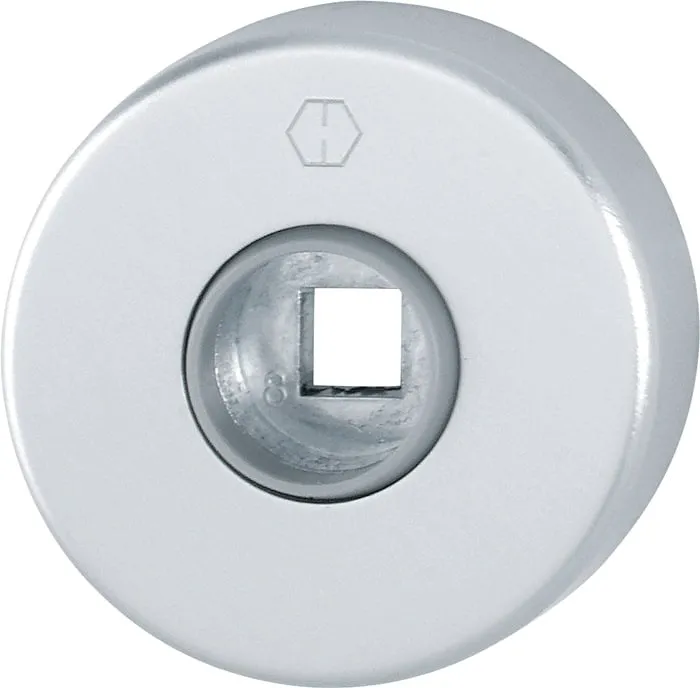 Drückerrosetten-Paar 42KV Alu.F1 Schildst.9mm rd.rd.HOPPE