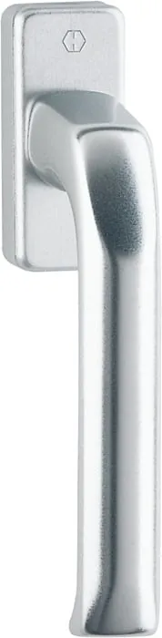 Fenstergriff London 013/U34 Alu.F1/naturf.32mm Stand.HOPPE