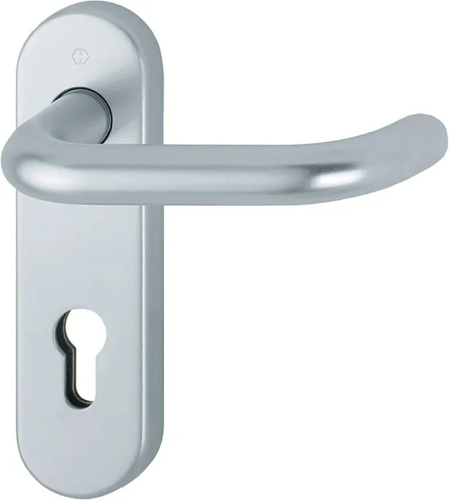 FS-Garnitur Paris FS-138/353KH Alu.F1 D/D TS 45-65mm PZ rd DIN L/R HOPPE