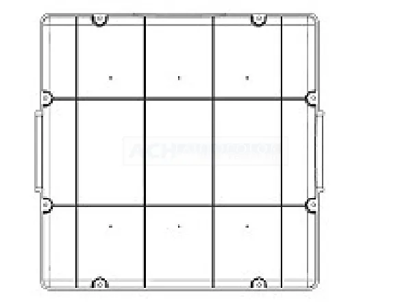 RUPES Verteilerbox Leer Plastik 117.700/G