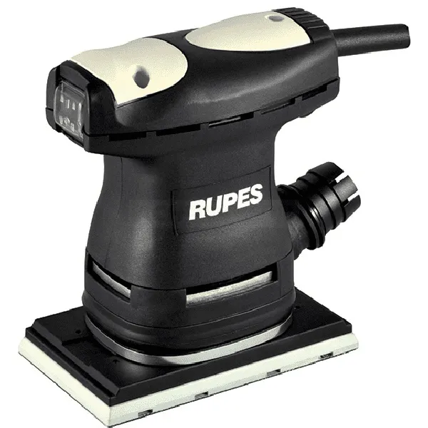 RUPES Mini Schwingschleifer LE71TE 200W 13.000 rpm 2 mm Hub 80x130 mm + Filtereinheit in Kunststoffg