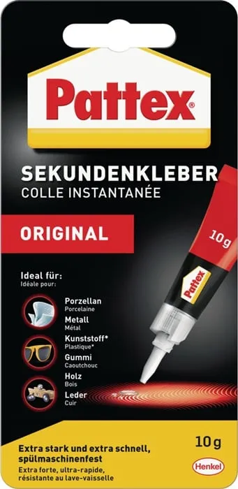 Sekundenkleber Classic 10g farblos Tube PATTEX VE: 12St.