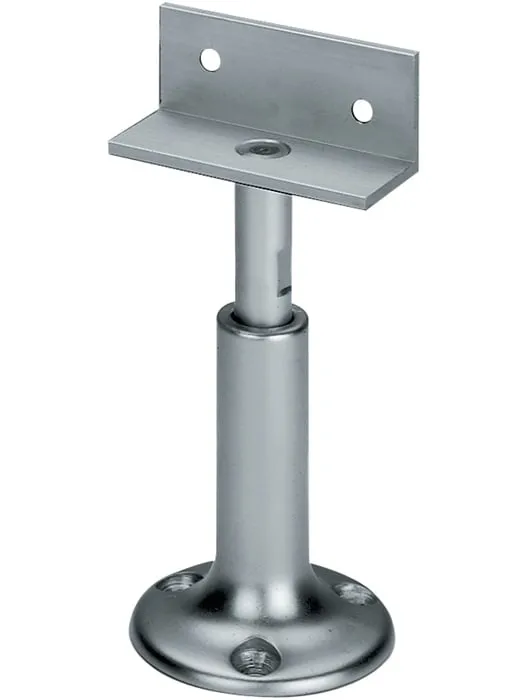 Trennwandstütze B.60mm H.100-120mm Alu.F1/naturf.höhenv.DENI