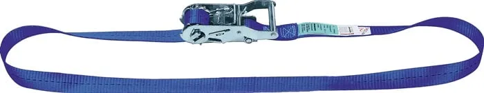 Zurrgurt DIN EN 12195-2 L.6m B.25mm m.Ratsche LC U 1000 daN