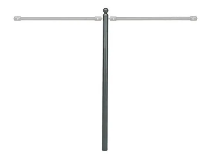 Alberts Absperrgittersystem Bella Zwischenpfosten anthrazit für 1 Traverse