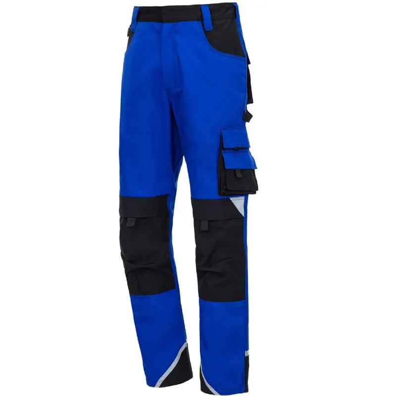 Arbeitshose lang Motion Tex Plus 7611 königsblau / schwarz Gr. 24 Nitras