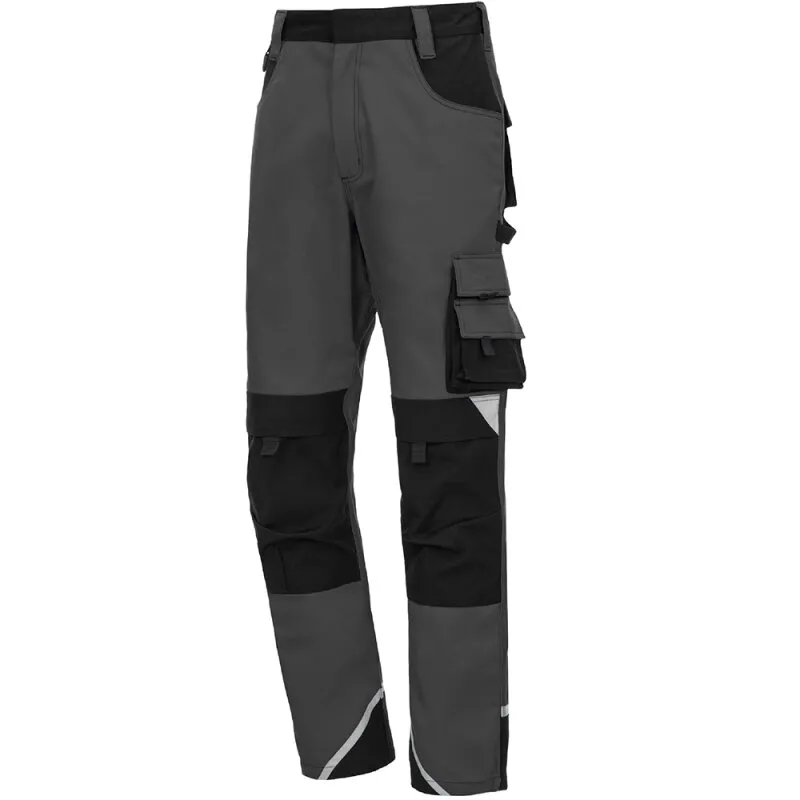 Arbeitshose lang Motion Tex Plus 7612 grau / schwarz Gr. 54 Nitras