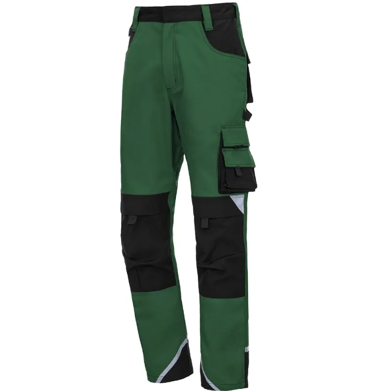 Arbeitshose lang Motion Tex Plus 7614 grün / schwarz Gr. 60 Nitras