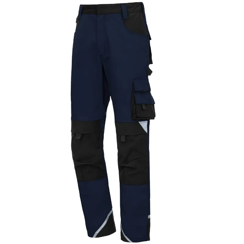 Arbeitshose lang Motion Tex Plus 7616 marineblau / schwarz Gr. 27 Nitras