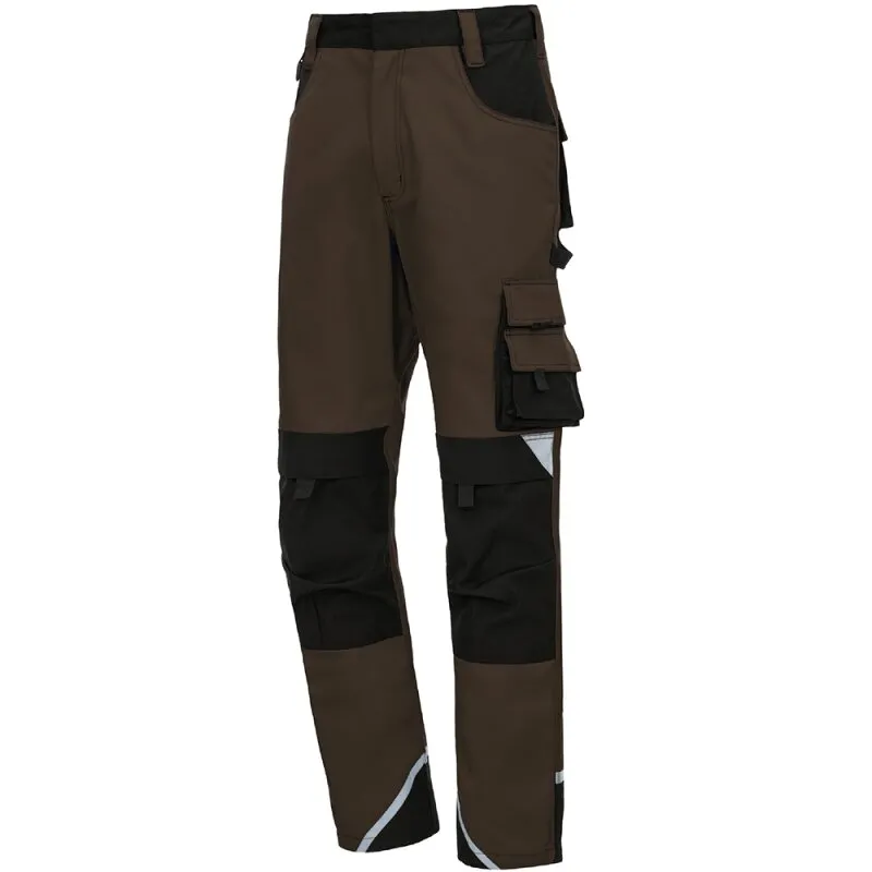 Arbeitshose lang Motion Tex Plus 7617 braun / schwarz Gr. 44 Nitras