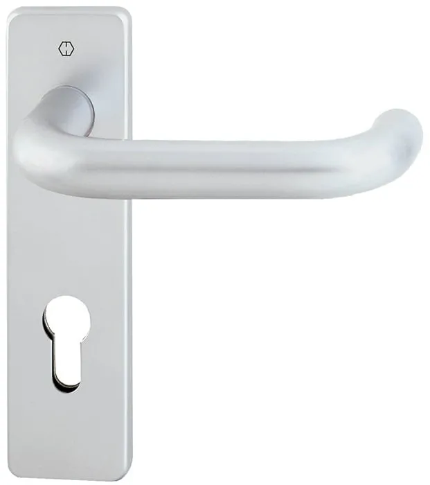 FS-Garnitur Paris FS-58/202K/138F Alu.F1 D/K TS 40-55mm PZ rd DIN L/R HOPPE