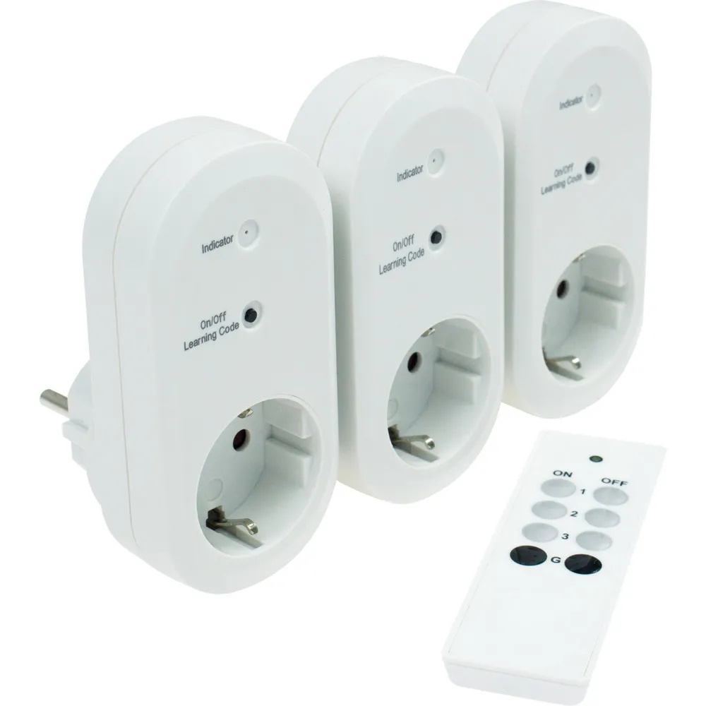 3er Set Funksteckdosen