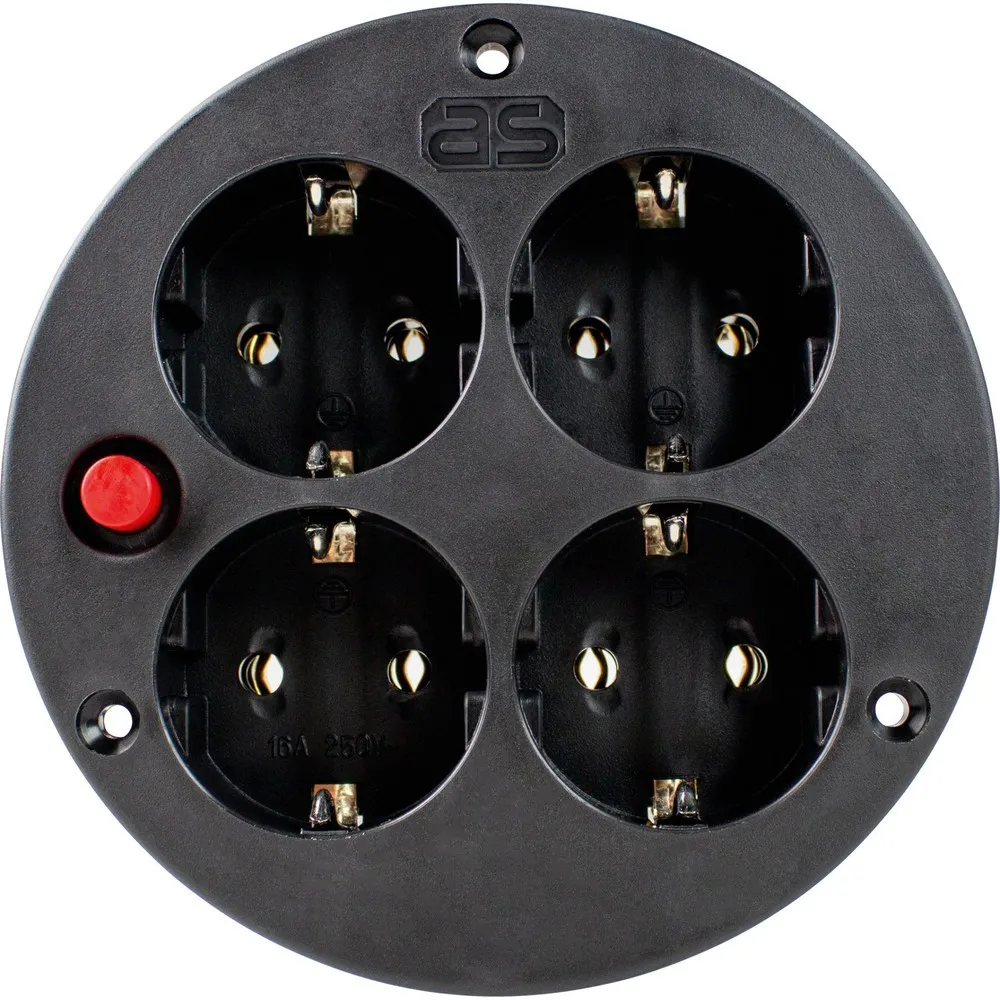 4-fach-Steckdoseneinsatz IP20