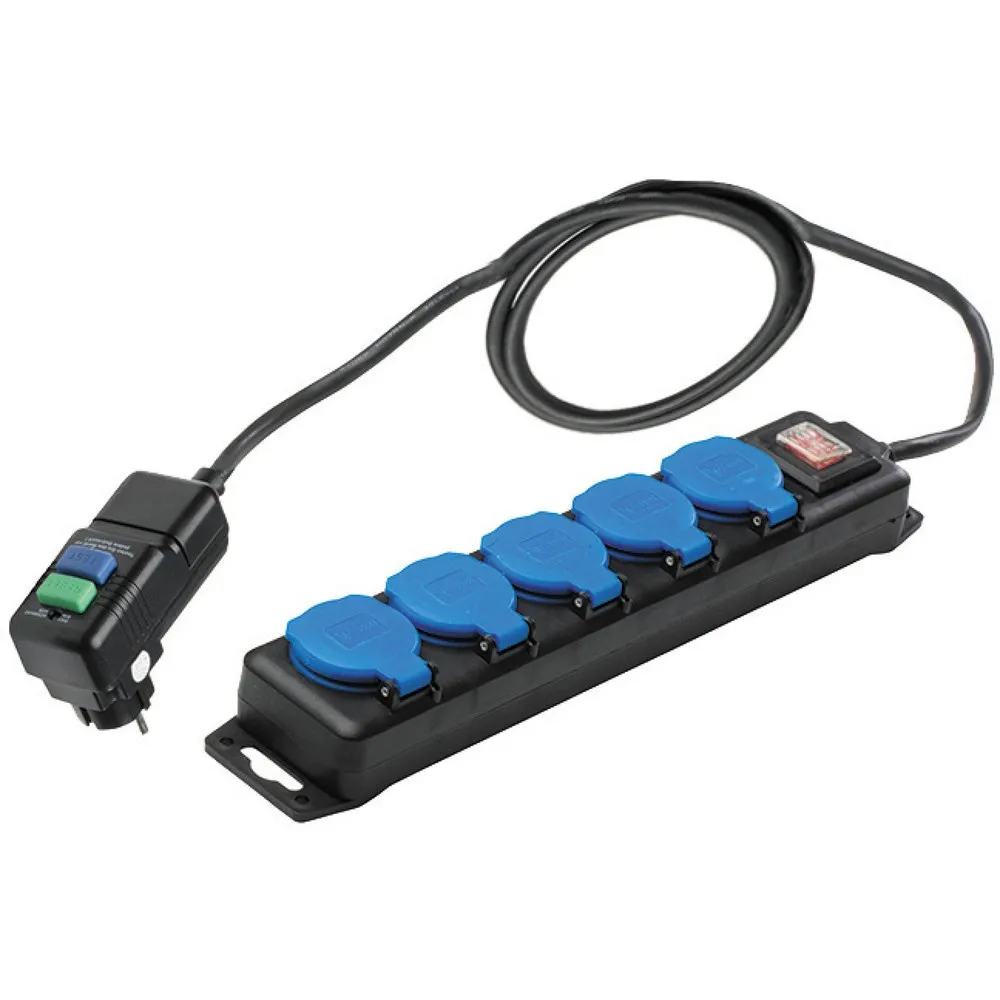 5-fach Profi-Verteilersteckdosenleiste