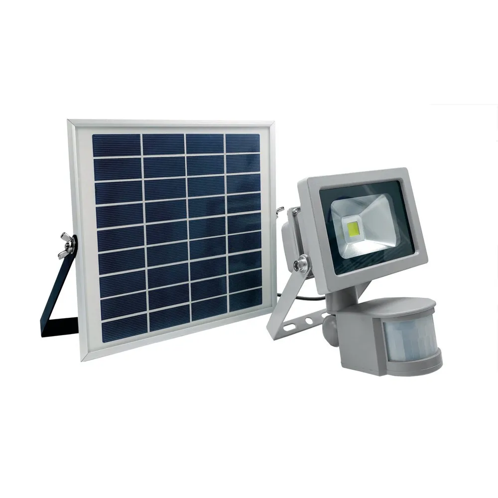 CHIP-LED-Strahler 10W mit Solarmodul