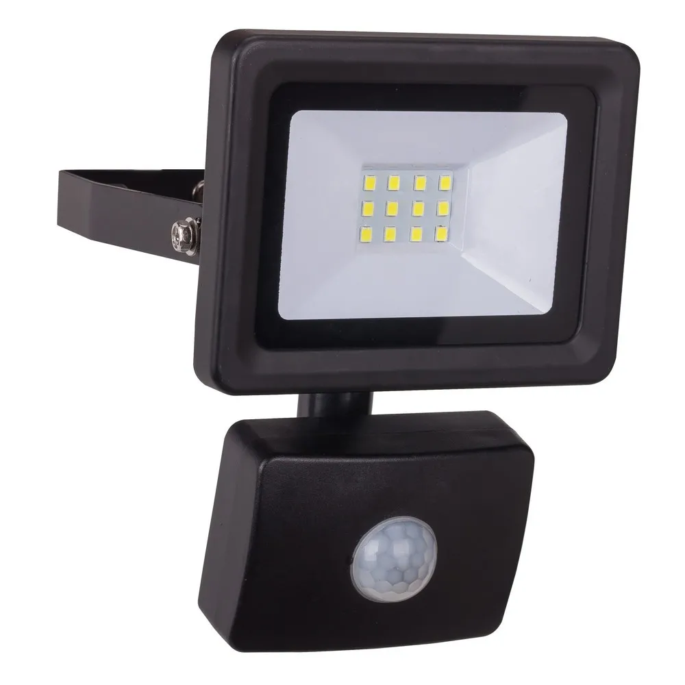 LED-Strahler 20W Optiline mit Bewegungsmelder schwarz, Lichtstrom: ca. 1.800Lm