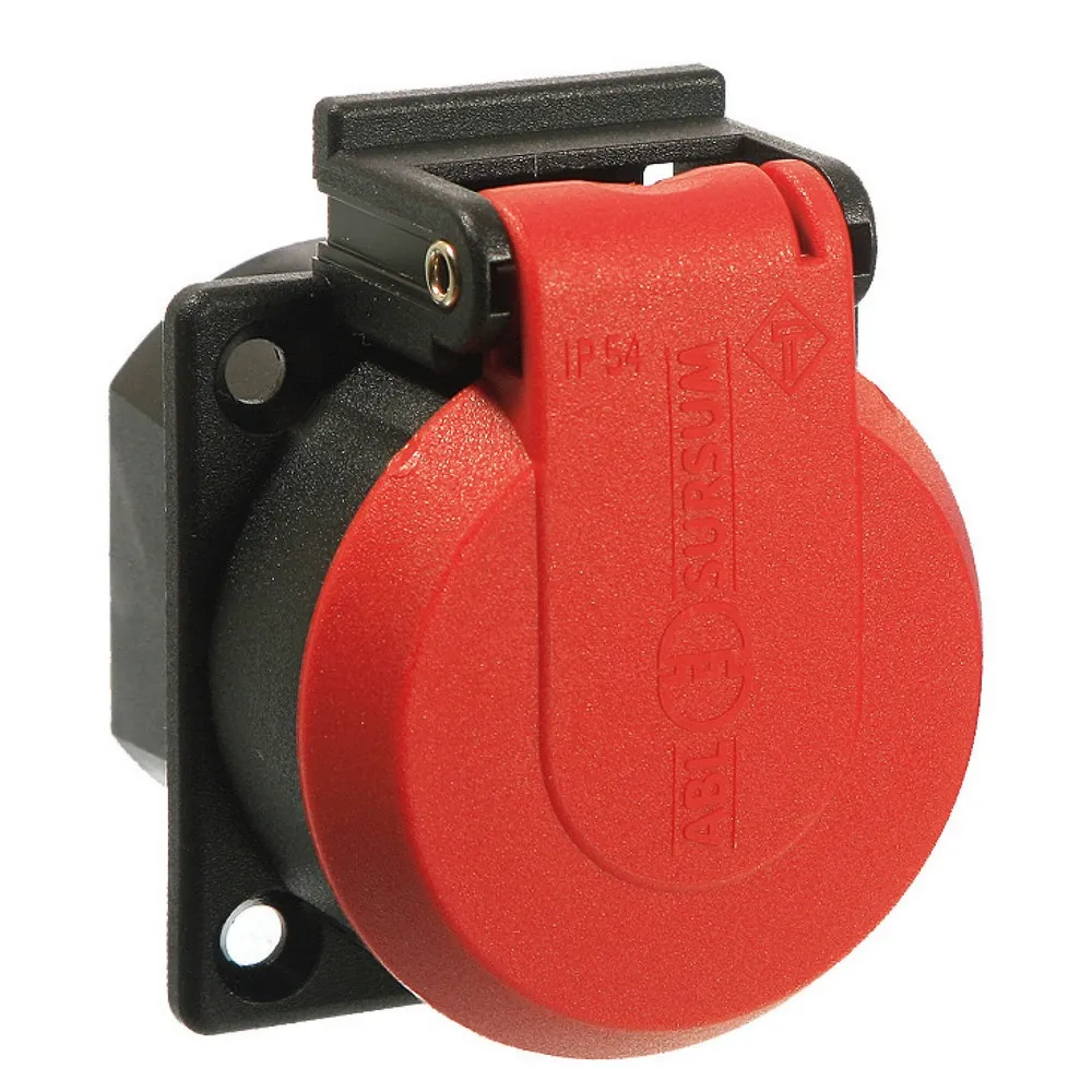 Schutzkontakt-Einbaudose, blau