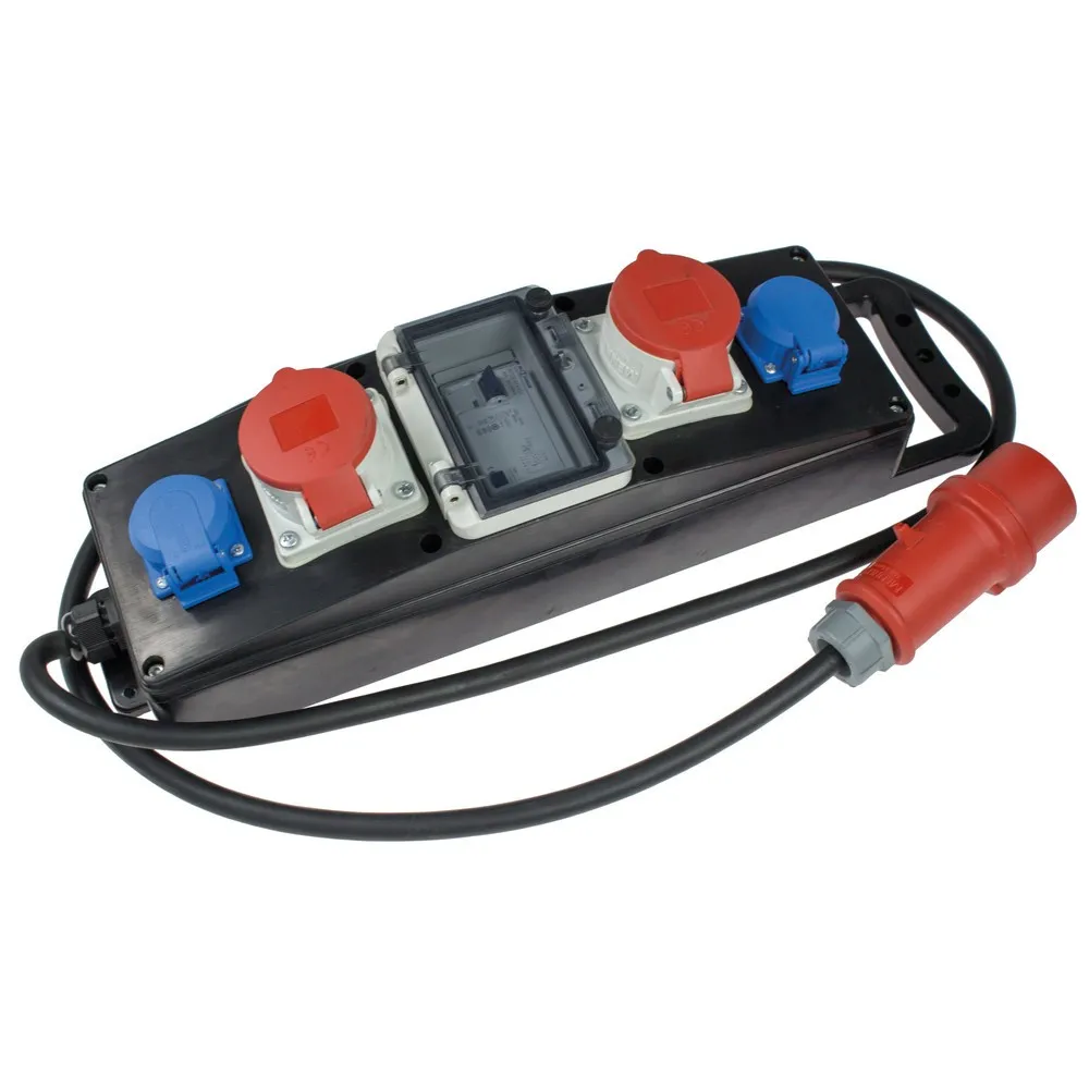 Vollgummi-Steckdosenleiste S5+