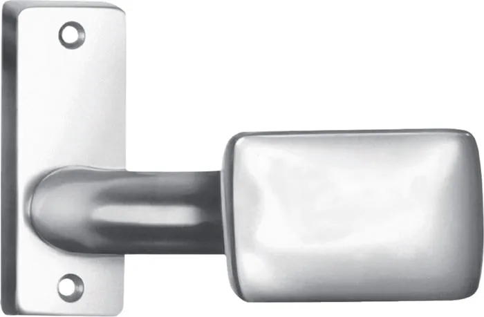 Türknopf 485 LM F1/silberf.gekr.ktg fest B.65mm H.44mm AMF