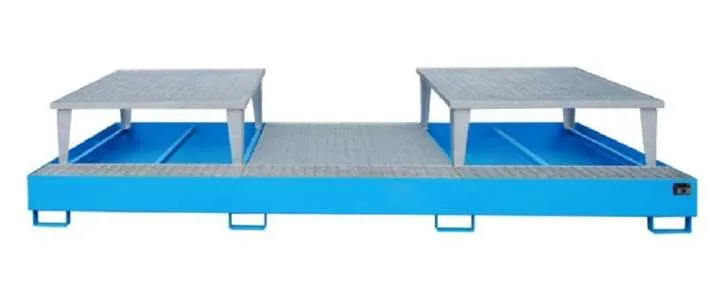 Bauer Auffangwanne AWA 32 3850 x 780 x 1460 mm lackiert lichtblau