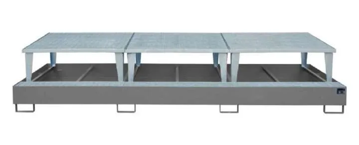 Bauer Auffangwanne AWA 1000 3 3850 x 780 x 1460 mm mausgrau