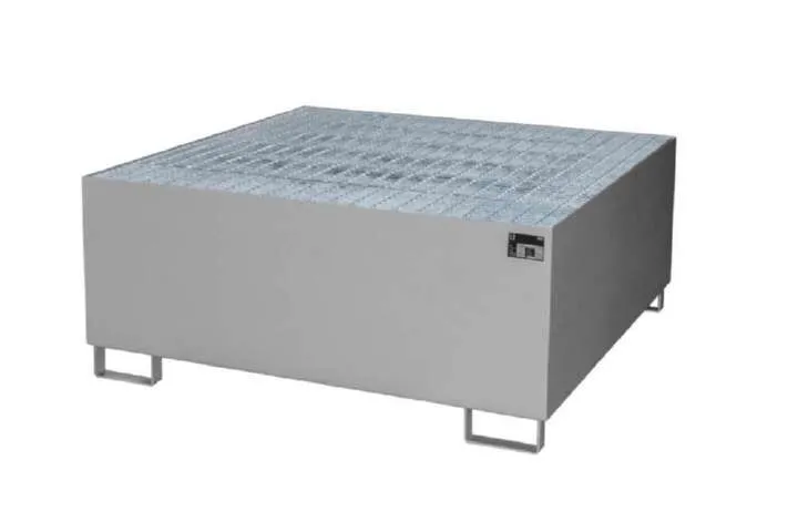 Bauer Auffangwanne AW 1000 Liter 1460 x 630 x 1460 mm mausgrau