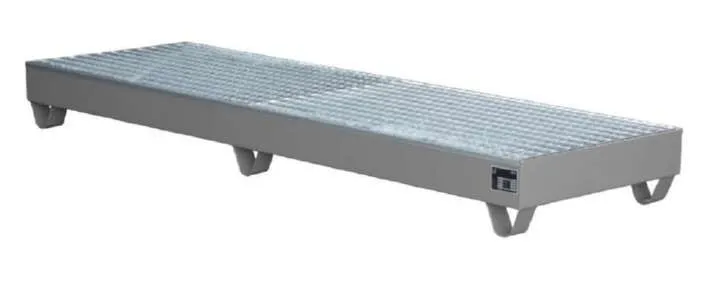 Bauer Auffangwanne 2042 2400 x 250 x 800 mm mausgrau