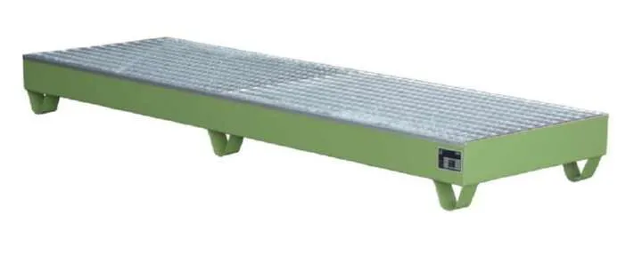 Bauer Auffangwanne 2042 2400 x 250 x 800 mm resedagrün