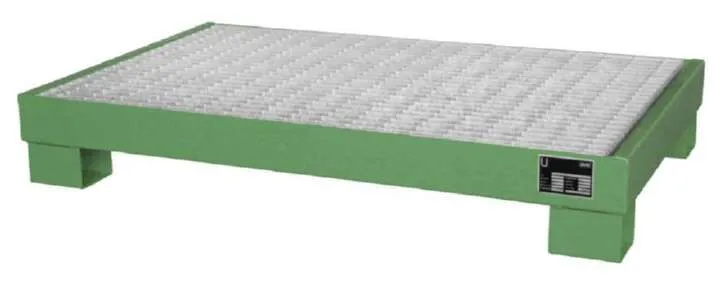 Bauer Auffangwanne AW 603M 1300 x 205 x 800 mm resedagrün