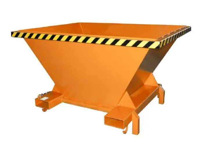 Bauer Befülltrichter SBT von Big-Bags lackiert gelborange