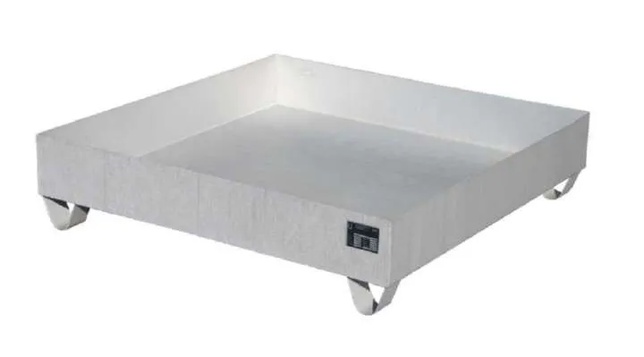 Bauer Auffangwanne VAW 4A 1200 x 285 x 1200 mm Edelstahl 1.4571