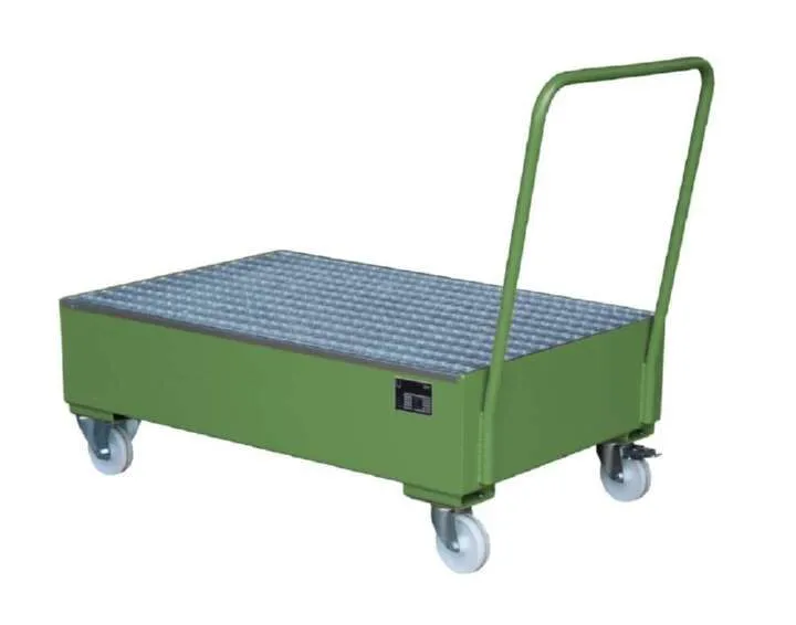 Bauer Fahrbare Auffangwanne 2020 800 x 520 x 1200 mm resedagrün