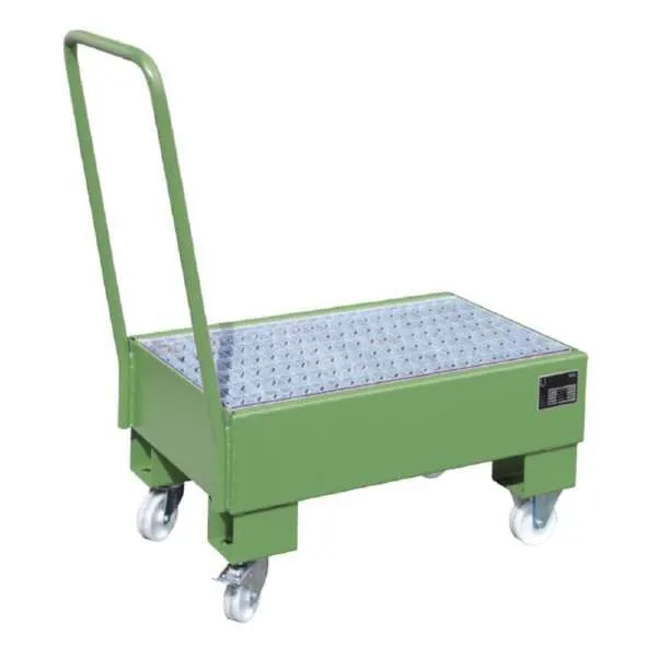 Bauer Fahrbare Auffangwanne AW 60 1 SR 500 x 415 x 800 mm resedagrün