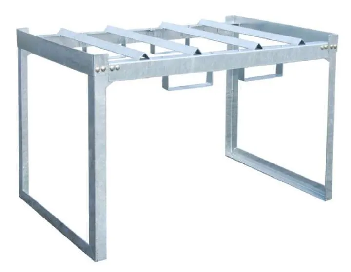 Bauer Fass und Kleingebinderegal FRE 2M 1320 x 805 x 785 mm feuerverzinkt