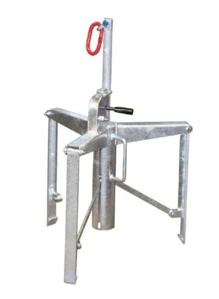 Bauer Fassgreifer 3P feuerverzinkt Spannbereich von 270 bis 680 mm