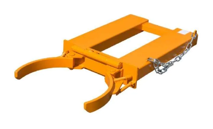 Bauer Fassgreifer FK-I lackiert gelborange