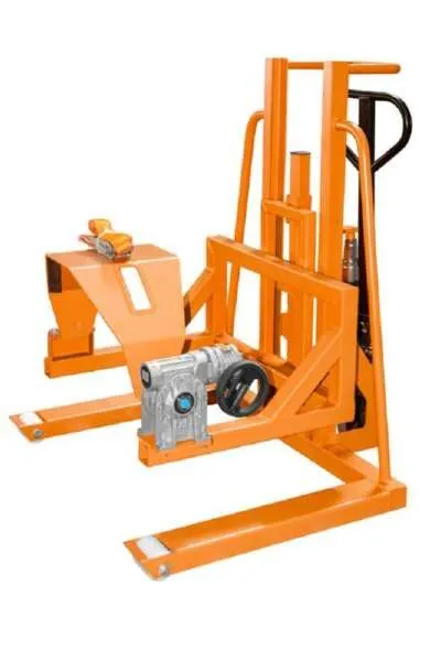 Bauer Fassheberoller FHR 600 F lackiert gelborange