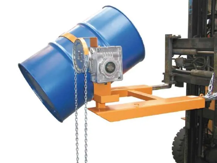 Bauer Fasskipper FD-K für 200 Liter Fässer lackiert gelborange