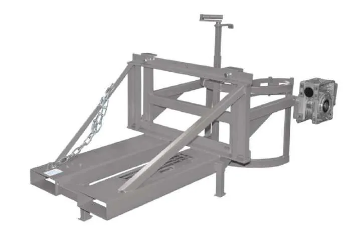 Bauer Fasskipper FD/L-HK für 110-220 l Fässer lackiert mausgrau