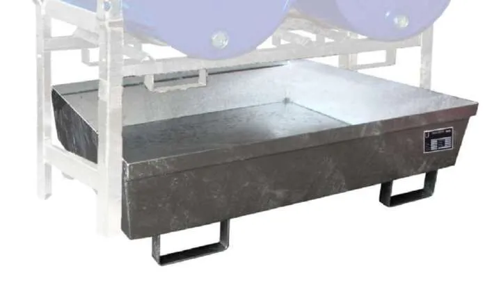 Bauer Fassregal FRA 2 Auffangwanne 1200 x 335 x 1200 mm feuerverzinkt