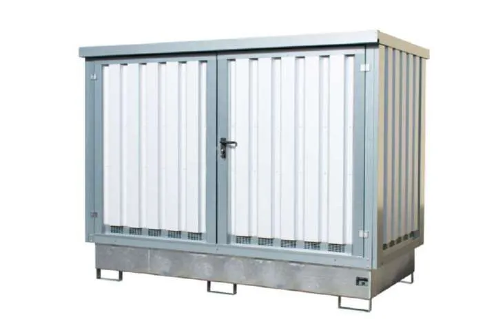 Bauer Gefahrstoff Depot GD E IBC 2 verzinkt 2835 x 2180 x 1590 mm